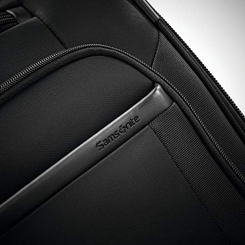 Samsonite Pro Travel Softside Expandable Luggage with Spinner Wheels, Black, Carry-On 21-Inch