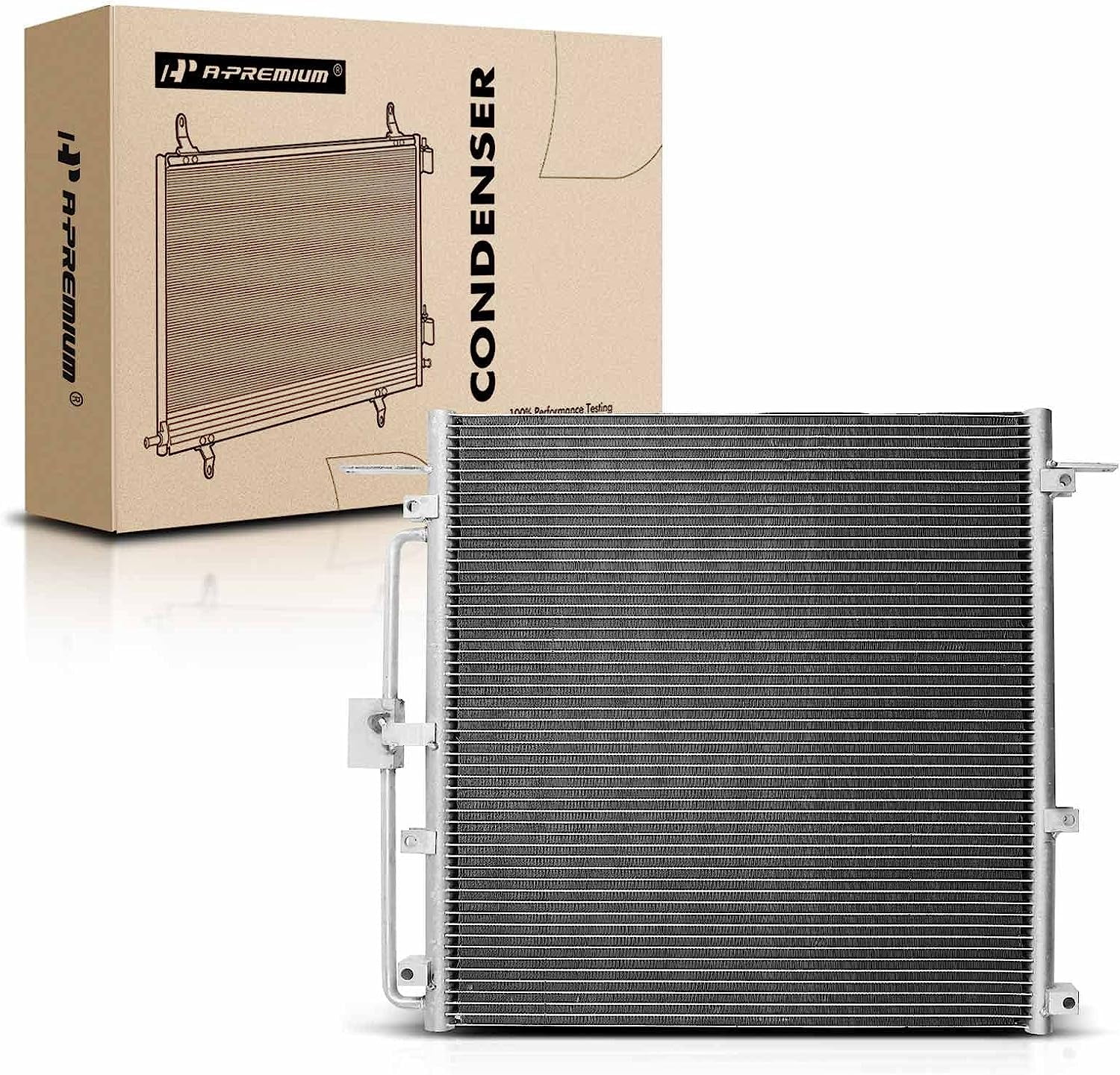 A-Premium Air Conditioning A/C Condenser Compatible with Land Rover Range Rover 1995-2002, Replace# 4852, 94257