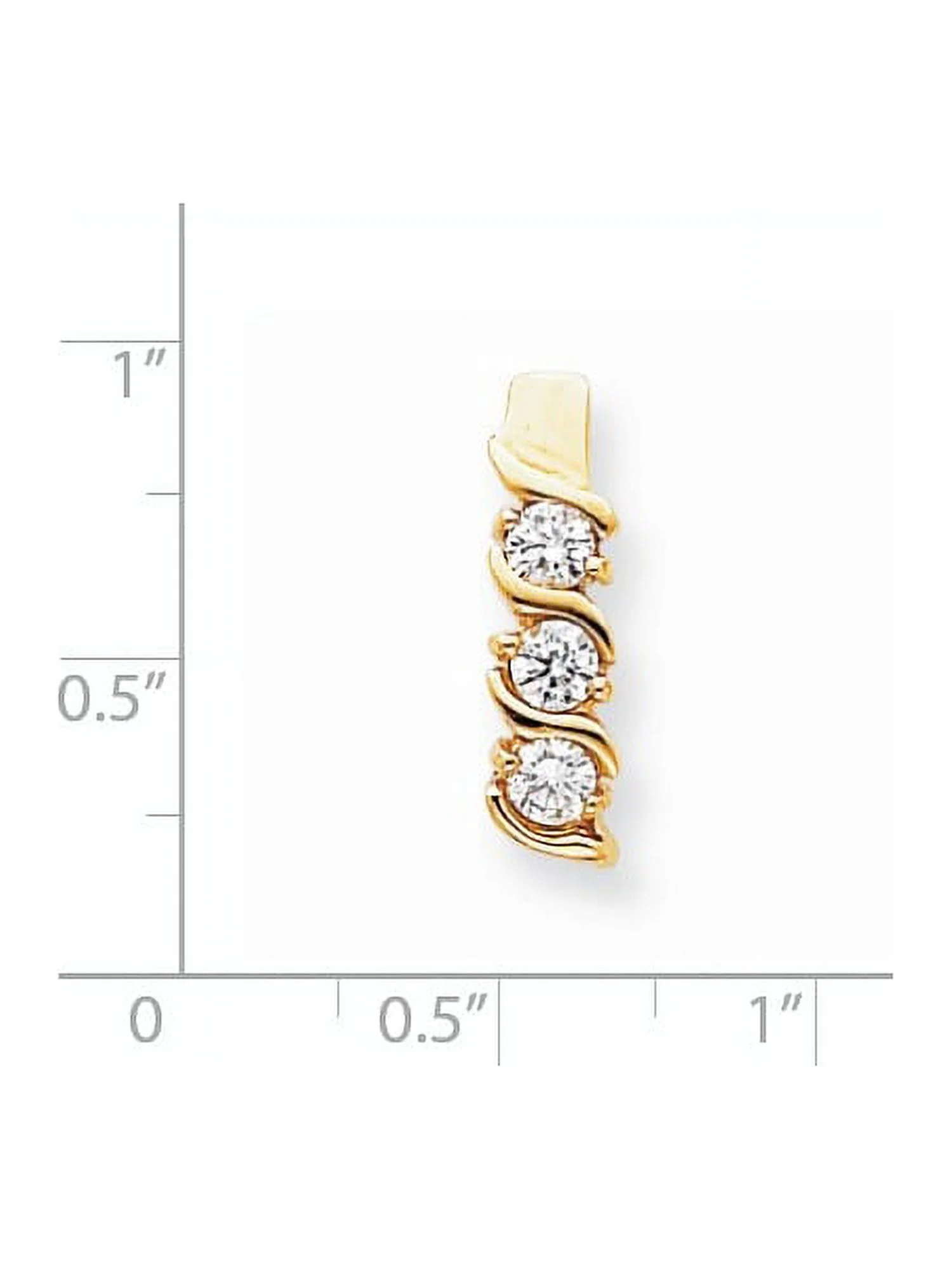 Primal Gold 14 Karat Yellow Gold 2.5mm Semi-Solid Diamond-cut Rope Chain Bracelet