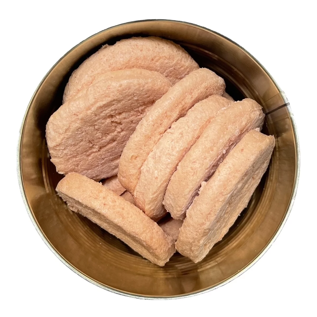 Military Surplus Uncooked Raw Freeze Dried Chicken Patties Emergency Preparedness Kit | Survival & Emergency Food | 6 Cans Per Case