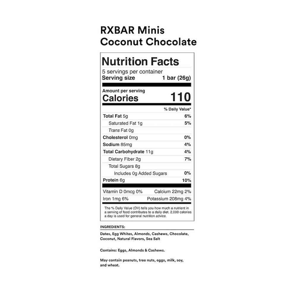 RXBAR Minis Protein Bars, Protein Snack, Snack Bars, Variety Pack (30 Bars)