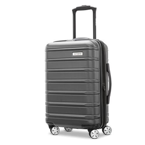 Samsonite Omni 2 Hardside Expandable Luggage with Spinner Wheels, 2-Piece Set (19/24), Lagoon Blue