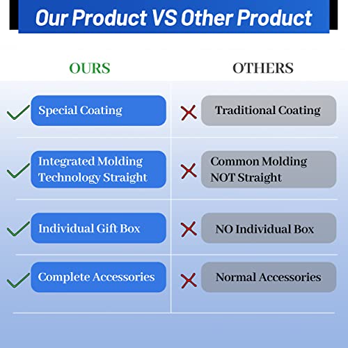 Joyclub Sublimation Tumblers Blanks 20 oz 10 Pack Skinny Straight Tumblers Bulk Stainless Steel Insulated Sublimation Cups with Lid and Straw, Gift Box