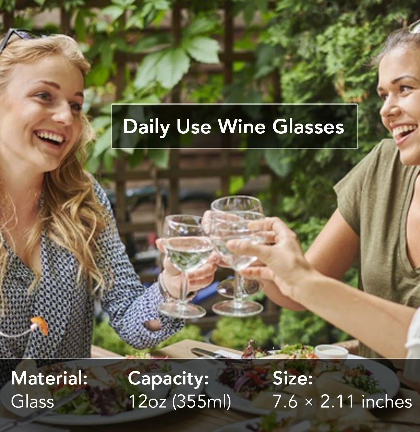 The Season Essentials Classic Stemmed Red Wine Glass Set, Set of 4, Set of 4