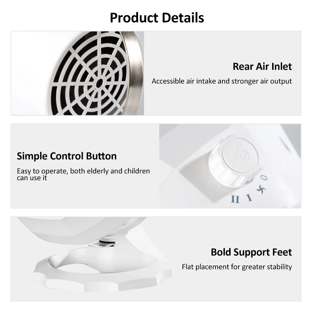 OWSOO Warm air blower,Rapid Warmer 2000W Small Heater Noise Warmer Heater 3s Air Ceramic 3s Rapid Ceramic Low Warm air blower Warmer Winter Rapid Instant Warmer Dazzduo Warmer 2000W Heater