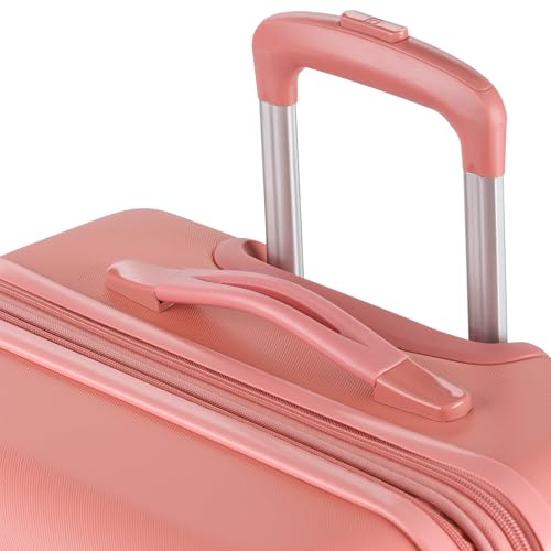 SwissGear 7366 Hardside Expandable Luggage with Spinner Wheels, White, Carry-On 19-Inch