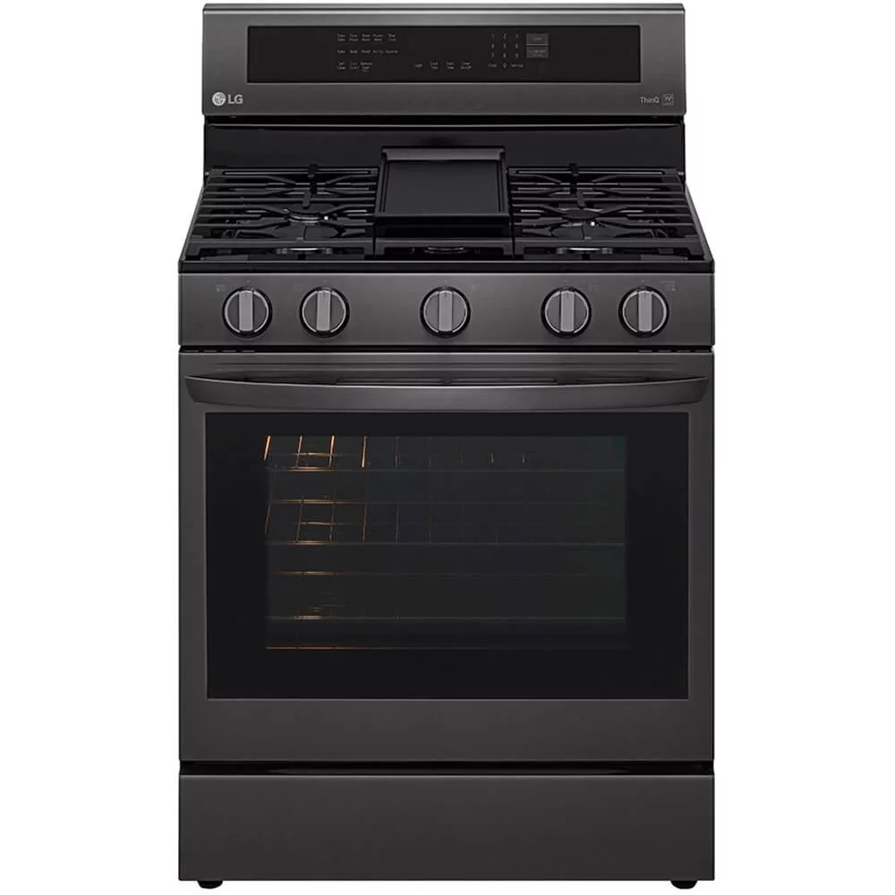 LG LRGL5825D 5.8 cu ft. Smart Wi-Fi Enabled True Convection InstaView(R) Gas Range with Air Fry