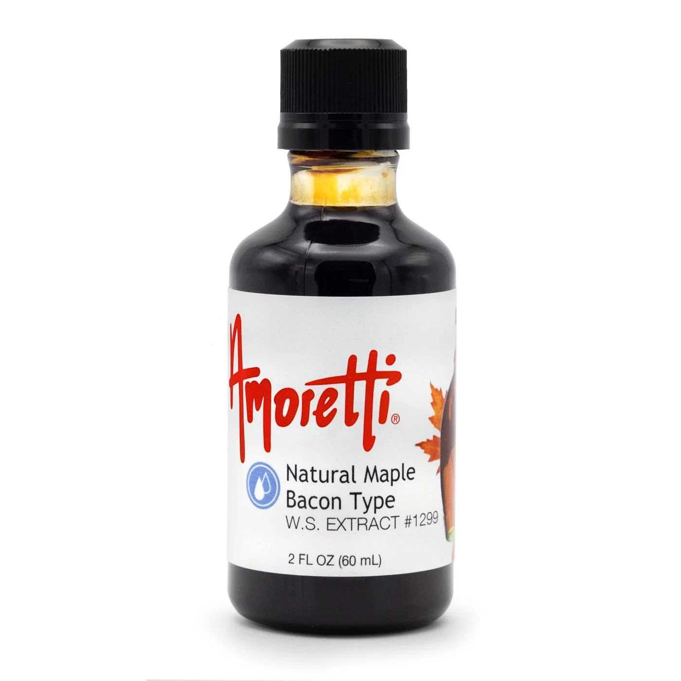 Amoretti - Natural Maple Bacon Type Extract Water Soluble 4 oz - Highly Concentrated & Perfect For Pastry, Savory, Brewing, and more, Preservative Free, Vegan, Kosher Pareve, Keto Friendly