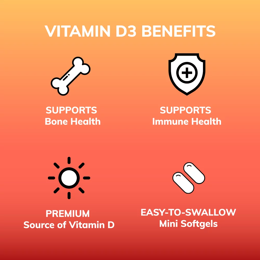 Zaytun Vitamins Halal Vitamin D3 5000 IU, 180 Softgels