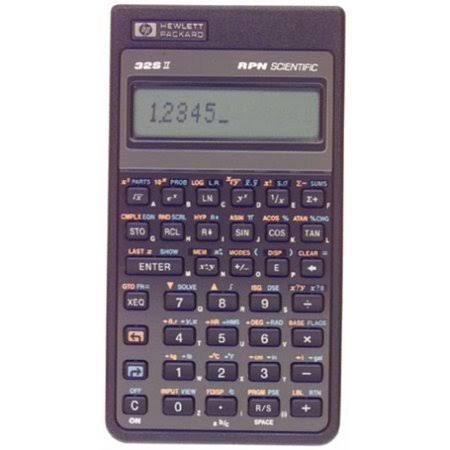 Hewlett Packard 32SII Rpn Scientific Calculator, Brown Bezel