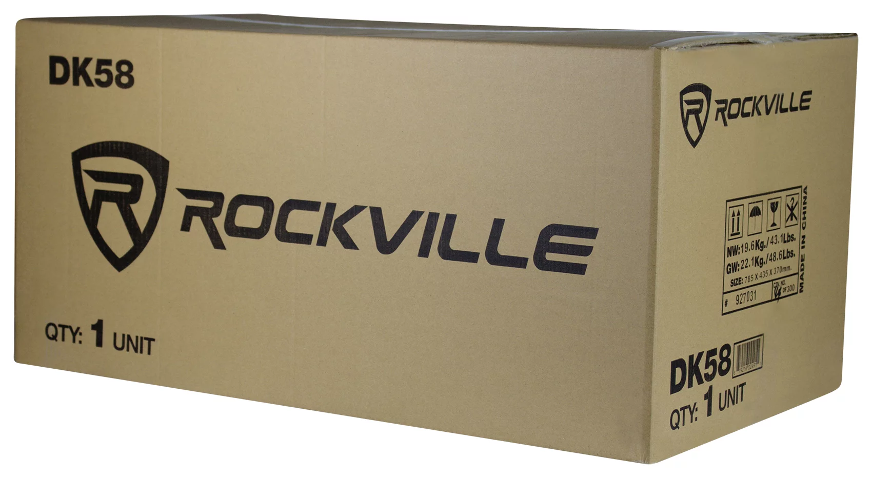 Rockville DK58 PACKAGE Dual 8