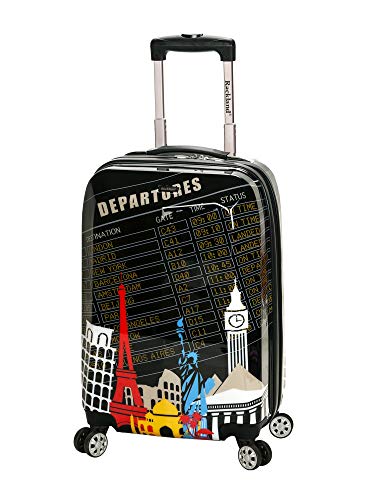 Rockland Departure Hardside Spinner Wheel Luggage, America, Carry-On 20