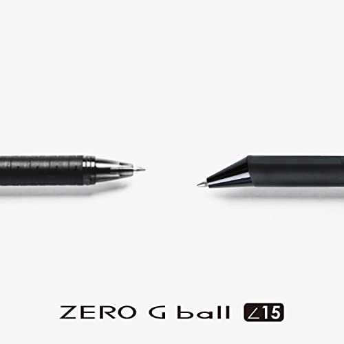Zero G ball Standard Ballpoint Pen Set for Office/Work and School (Pack of 6) - Black Ink Ballpoint Pen, Retractable, No Smudge, Smooth Writing, Suitable for both Right/Left Handed