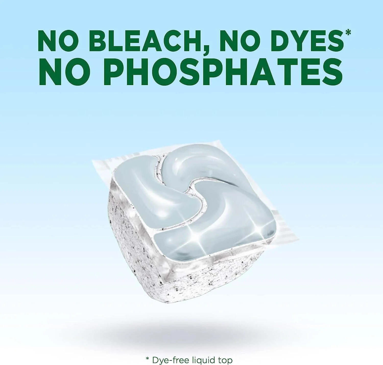 Cascade Free & Clear Action Pacs, Dishwasher Detergent, Lemon Essence, 62 Count