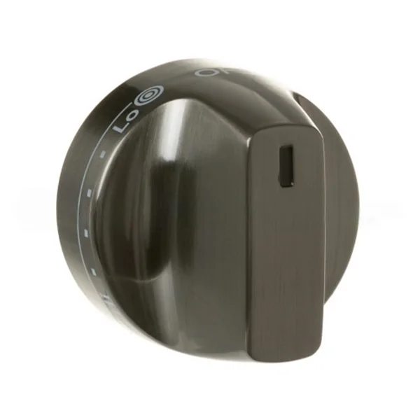 GE APPLIANCE WB03X31893 BRUSHED BLACK STAINLESS TRI RING KNOB - GENUINE OEM PART