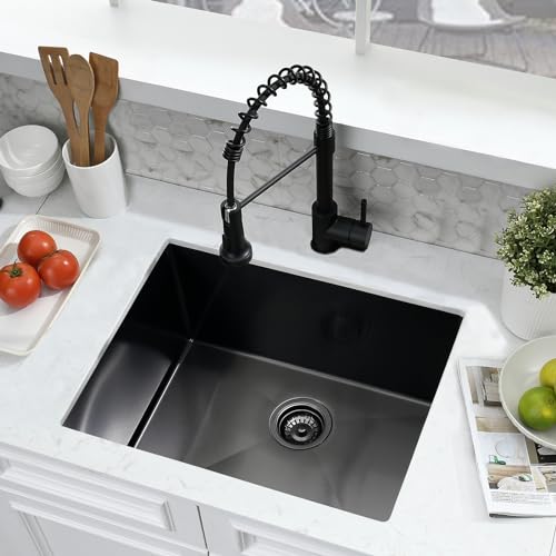 25 Inch Drop In Utility Sink with Faucet, 25