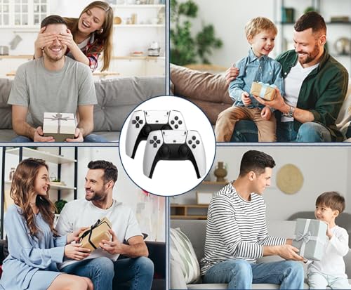 Wireless Retro Game Console Stick Built-in 20000+ Classic Games, 4K HDMI Output Nostalgia Plug & Play Retro Video Gaming Stick with 9 Emulators and Dual 2.4G Wireless Controller（64GB Black）