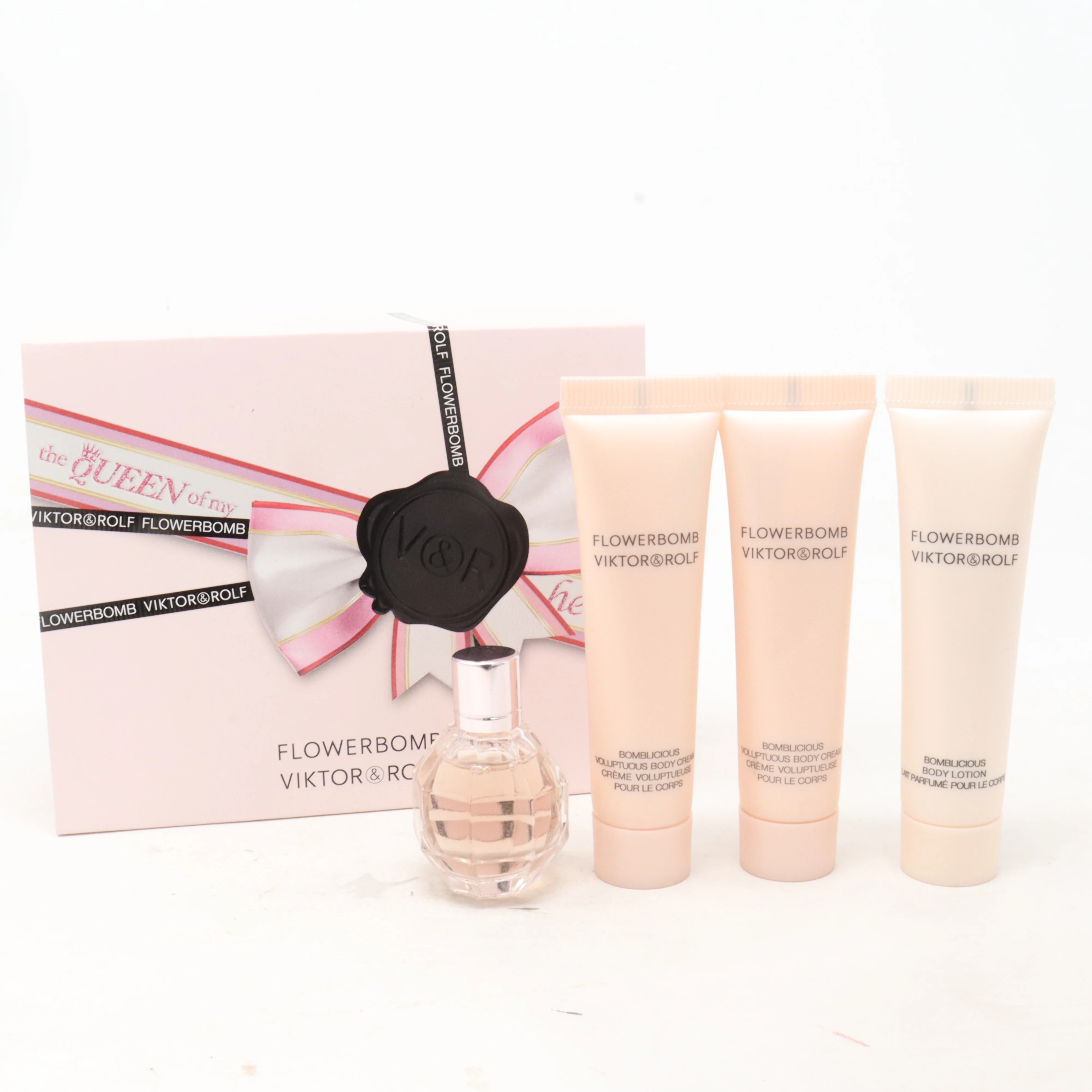 Viktor & Rolf Flowerbomb 4 Pcs Mini Set  / New With Box