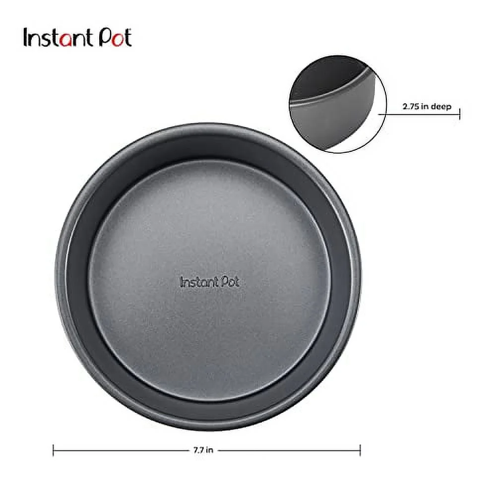 Instant Pot Official Round Cake Pan, 7.7-Inch, Gray