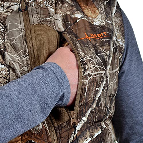 HABIT Men's Red Cedar Lake Hybrid Puffer Vest