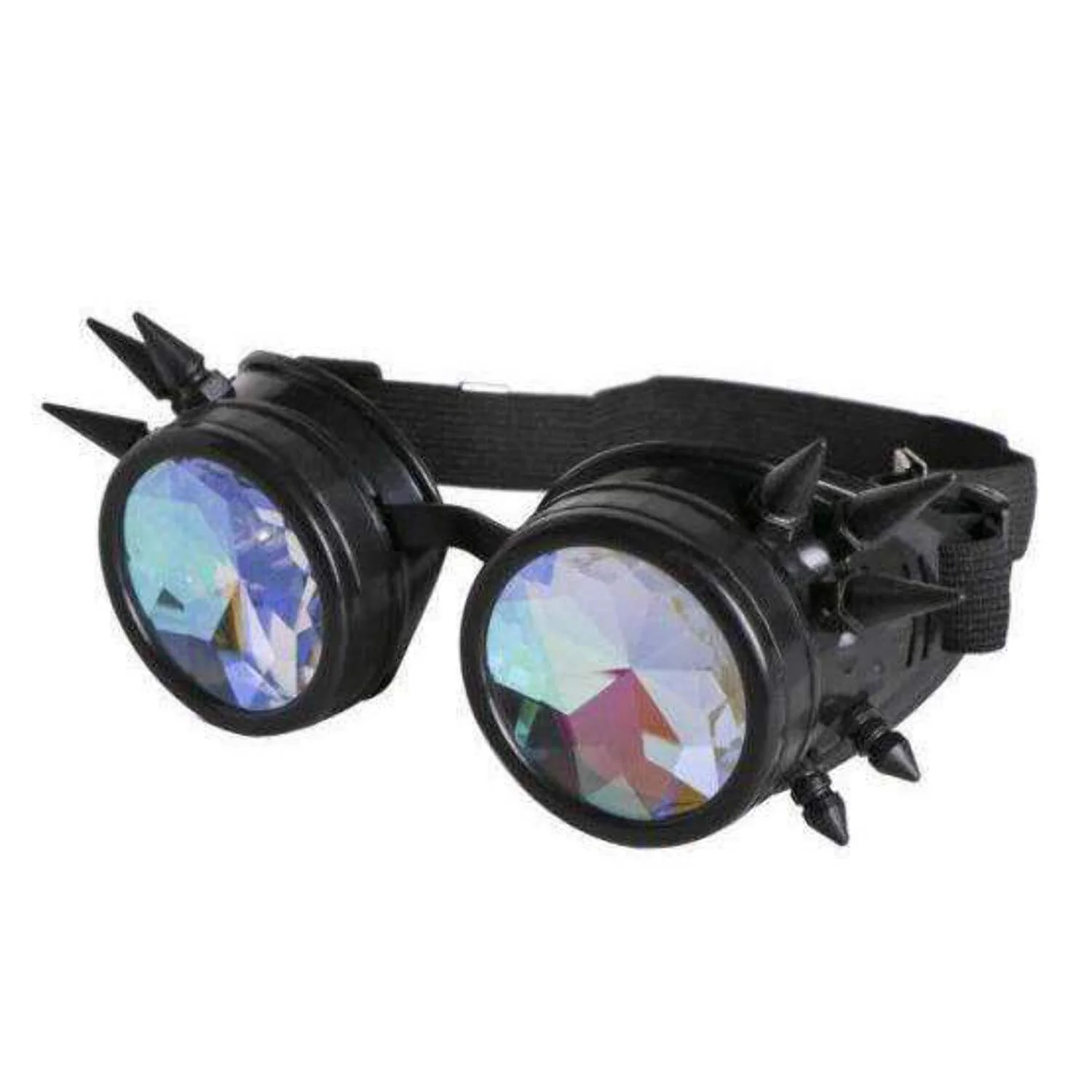 Western Fashion 68747-RNB Steampunk Psychedelic Kaleidoscope Glasses, Rainbow