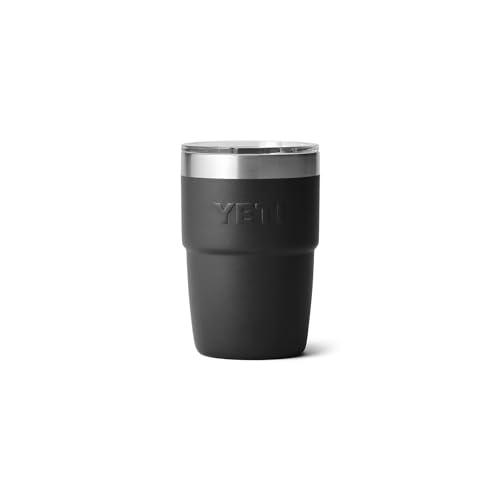 YETI Rambler 8 oz Stackable Cup, Stainless Steel, Vacuum Insulated Espresso Cup with MagSlider Lid