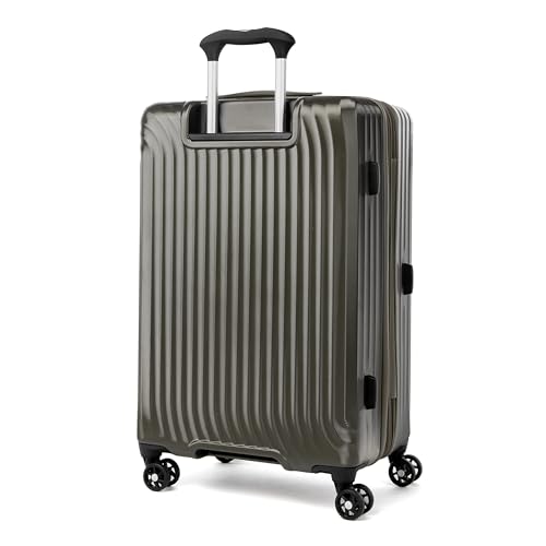Travelpro Maxlite Air Hardside Expandable Carry on Luggage, 8 Spinner Wheels, Lightweight Hard Shell Polycarbonate Suitcase, Shadow Grey, Carry On 21-Inch