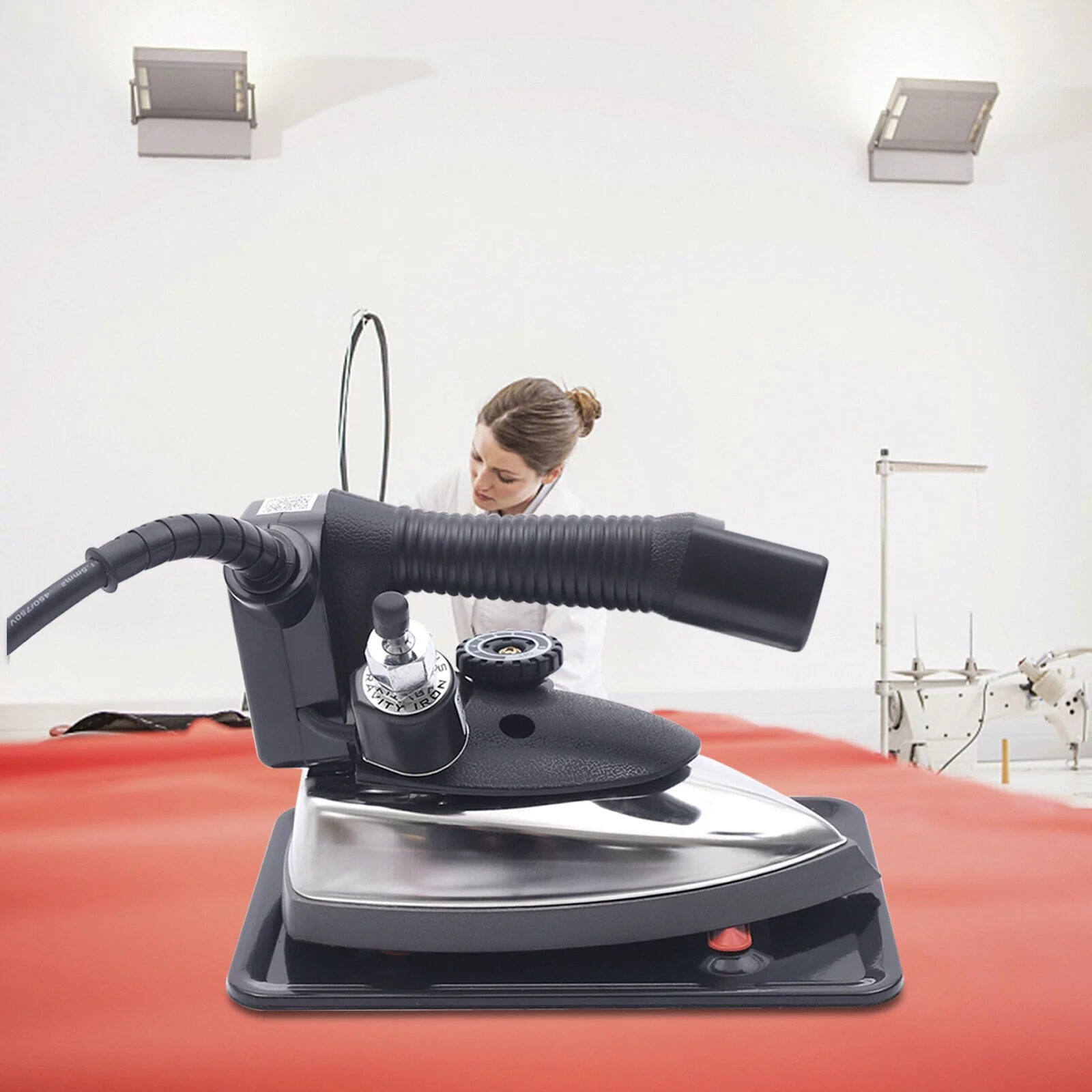 1000W Industrial Gravity Electric Steam Iron Powerful Super Hot 60~220℃+3L Tank