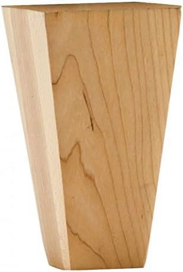 Cabinet Furniture Leg Shaker Tapered Bun Foot 2-1/4