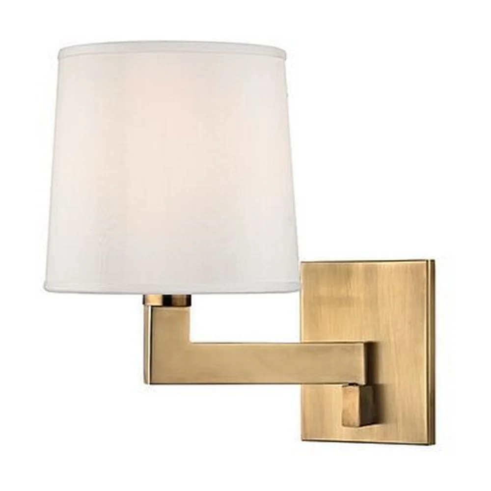 One Light Wall Sconce-Aged Brass Finish Bailey Street Home 116-Bel-1747708