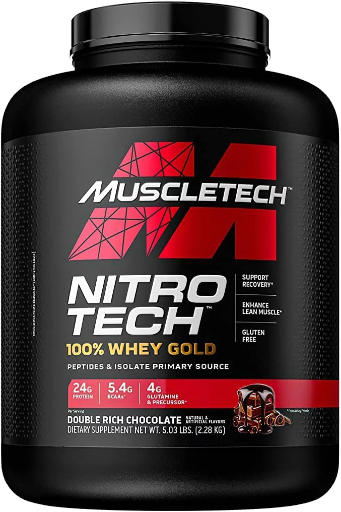 Whey Protein | Nitro-Tech Gold | Smoothie Mix | 5 lbs | Vanilla | Men & Women
