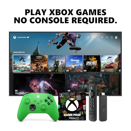Xbox Wireless Gaming Controller (2025) – Carbon Black – Play on Xbox, Windows, Android, iOS, FireTV Sticks, Smart TVs, VR Headsets