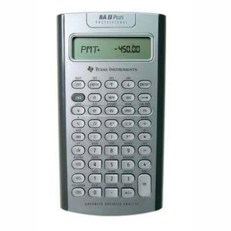 Texas Instruments Ba II Plus Professional Advanced Financial Calculator