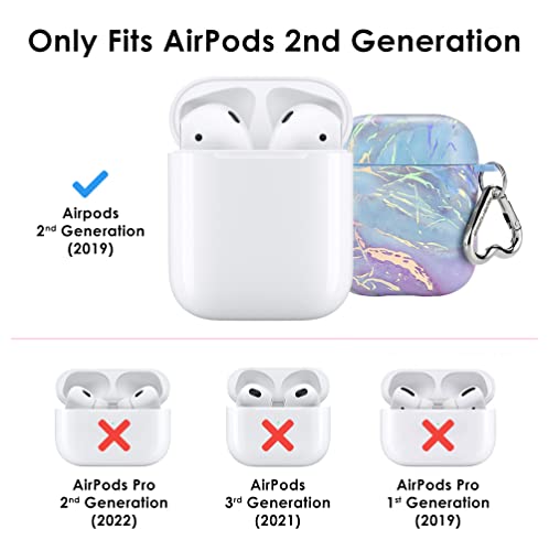 Velvet Caviar Compatible with AirPods Case 2nd and 1st Generation - Cute Protective Hard Cover for Women - Christmas Peppermint Princess