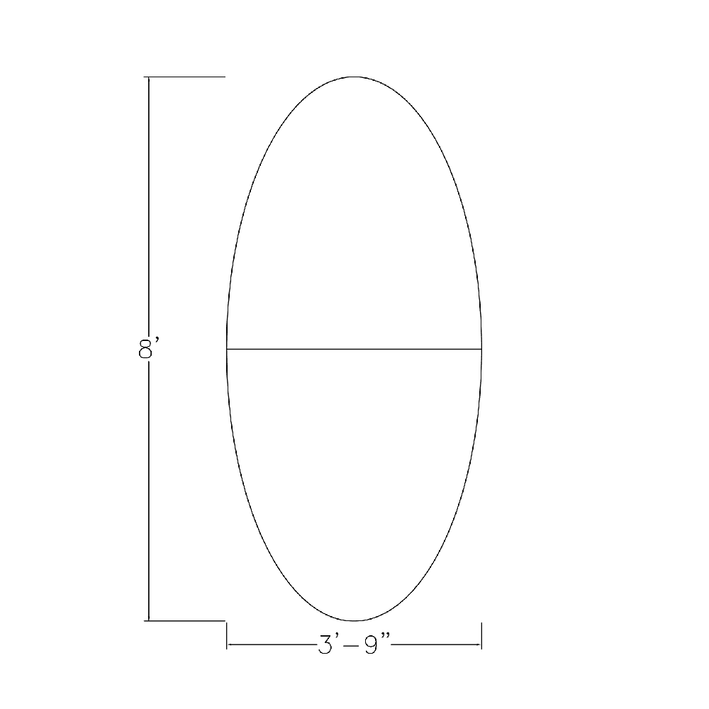 6 Person 8X4 Oval Conference Table with Metal Bases And Power Modules