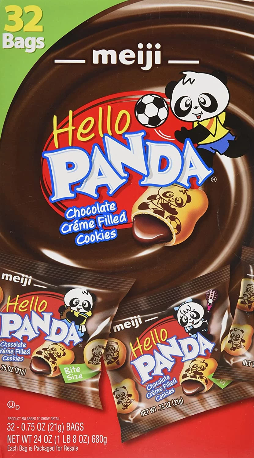 Meiji  0.75 oz Hello Panda Chocolate, 32 Count