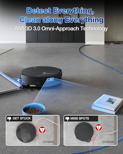 ECOVACS DEEBOT T50 MAX PRO Omni Robot Vacuum and Mop, 18,500Pa Suction, 18mm Auto-Lift, ZeroTangle &TruEdge 2.0, AIVI 3.0 Obstacle Avoidance, Auto Hot Water Mop Wash/Dry/Refill, Self-Emptying