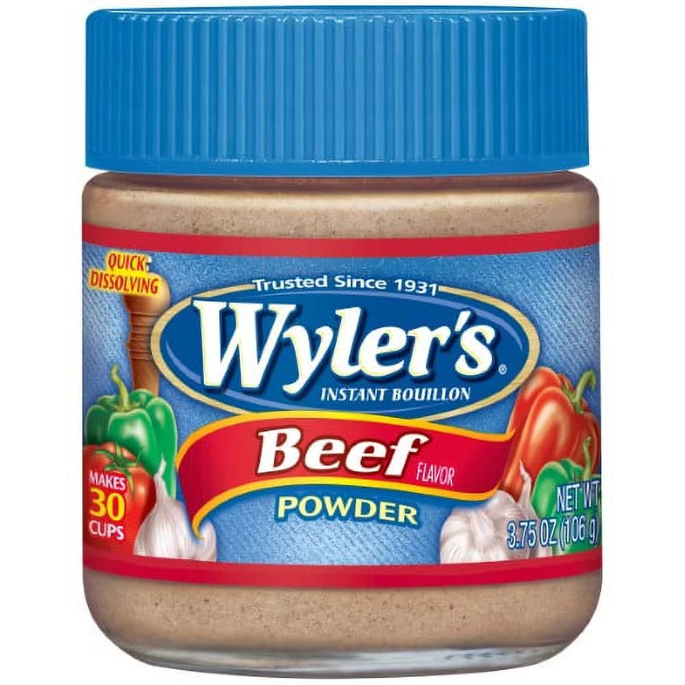 Instant Bouillon Beef Powder (Pack of 6)