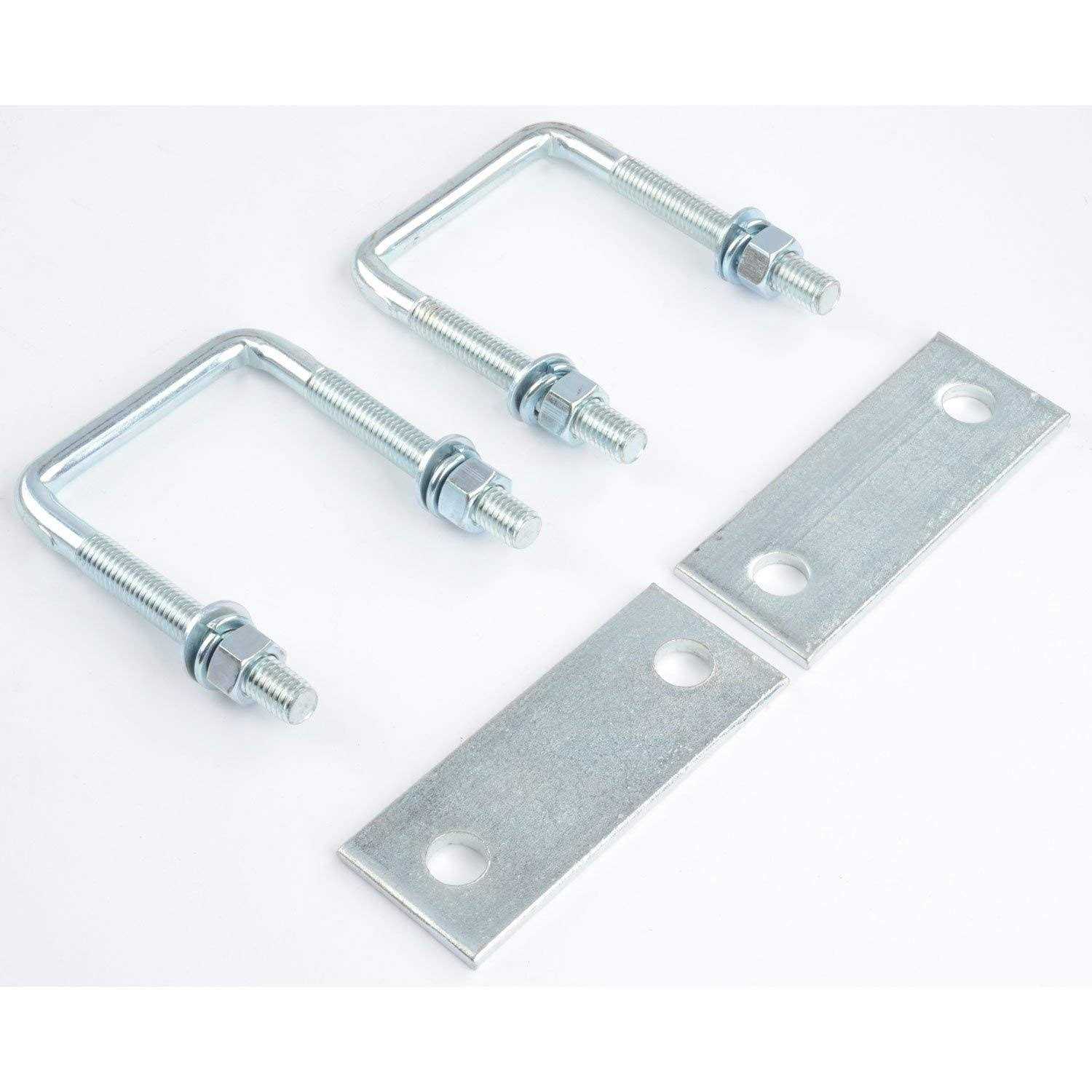 JEGS 60884 Leaf Spring Clamp Kit Locks Leaf Springs Together for Stabilizing Pro