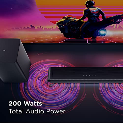 TCL S Class 2.1 Channel Sound Bar with DTS Virtual:X and Wireless Subwoofer, S210W
