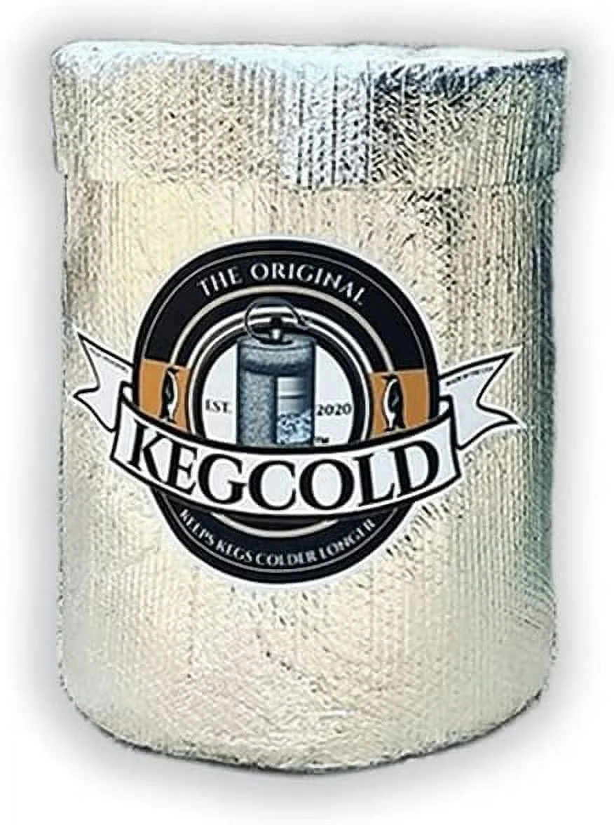 KEGCOLD Portable Keg Cooler - Foldable, Reusable, Lightweight, Insulated, and Easy Setup (1/2 & 1/4 Size Keg)