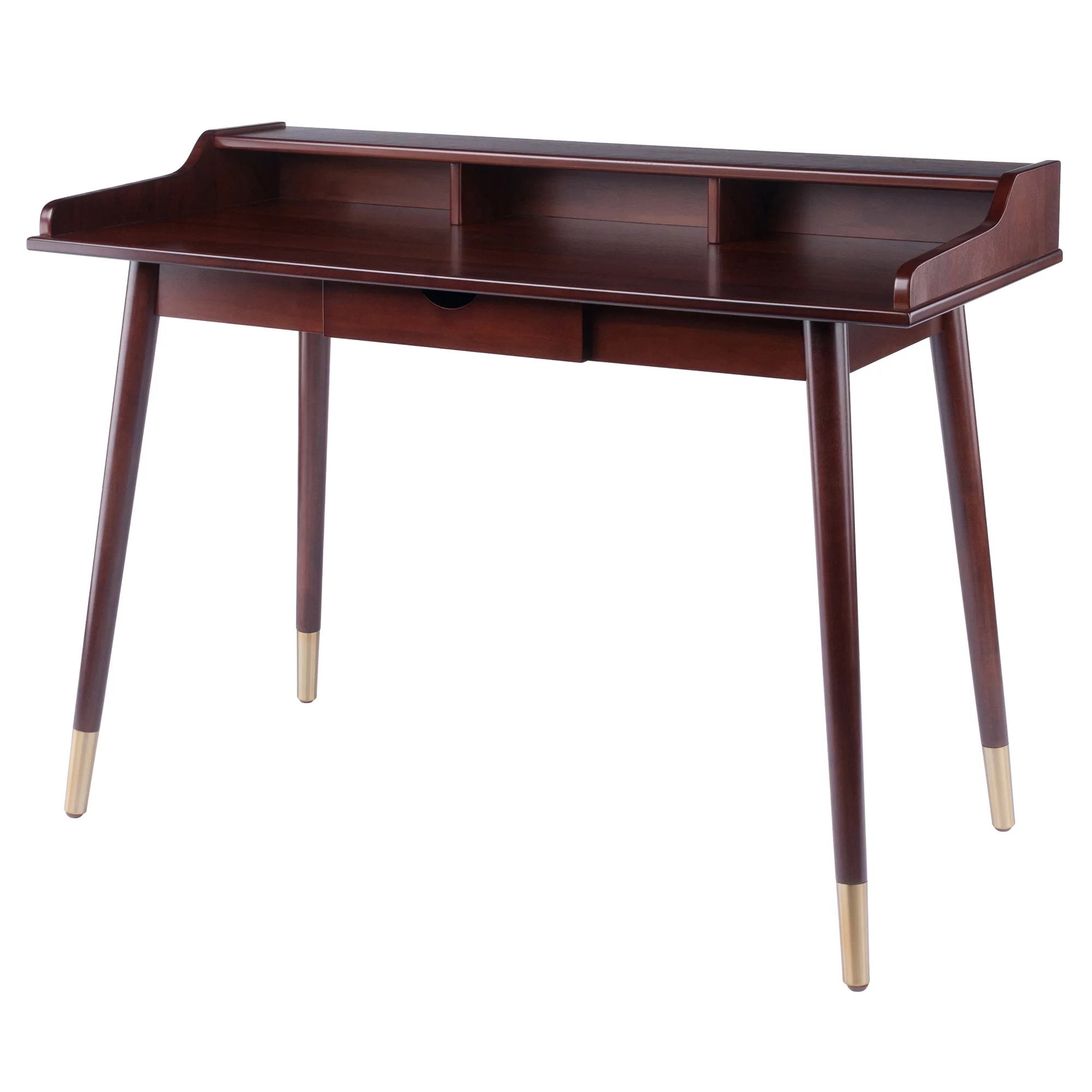 Winsome Wood Sonja Writing Desk, Walnut Finish