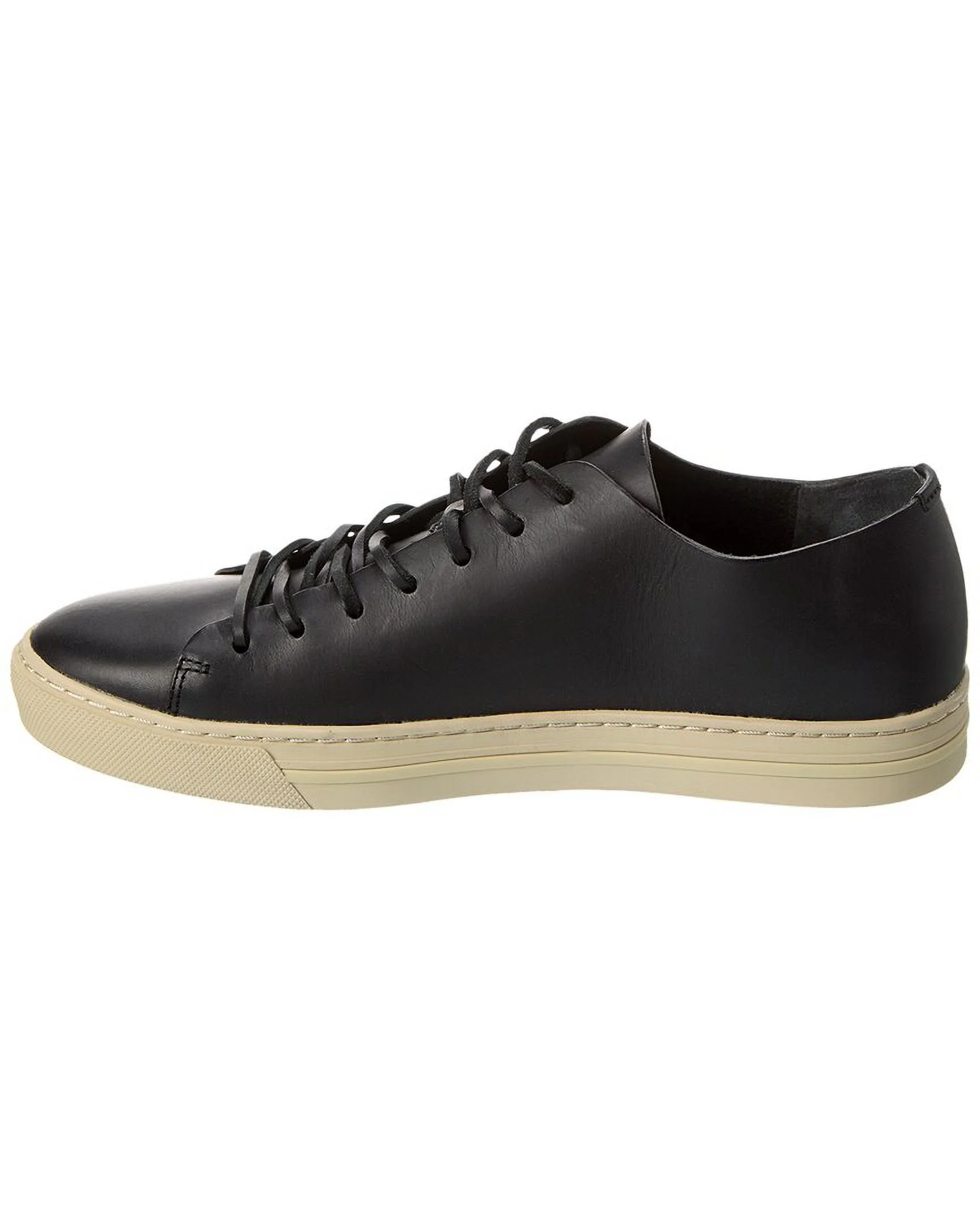 Vince Collins Leather Sneaker, 8, Black