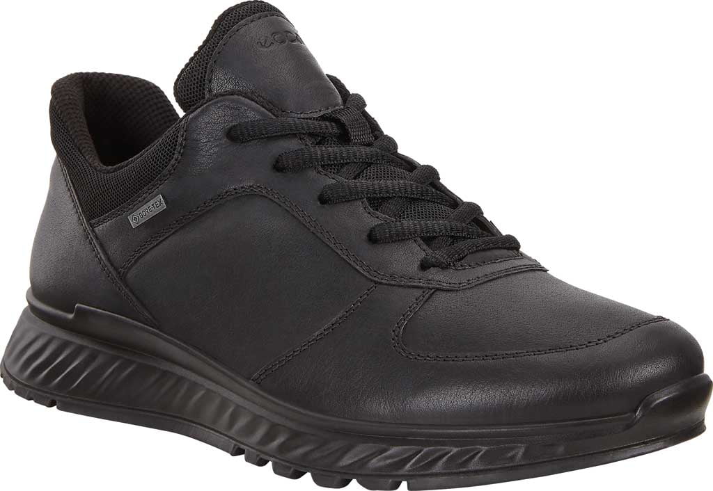 Women's ECCO Exostrike Low GORE-TEX Waterproof Sneaker Black Full Grain Leather 39 M