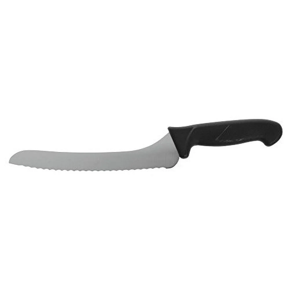 HUBERT® Offset Bread Knife with Black Handle Stainless Steel - 9