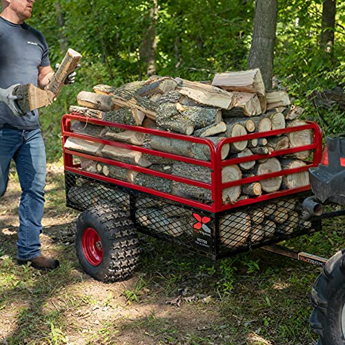 YUTRAX® HC1750 Trailer, Heavy-Duty Trailer, 1750 lb. Load Capacity, Heavy-Duty Steel Construction, Haul 28 Cub Feet, Minimal Assembly, Large Flotation Tires