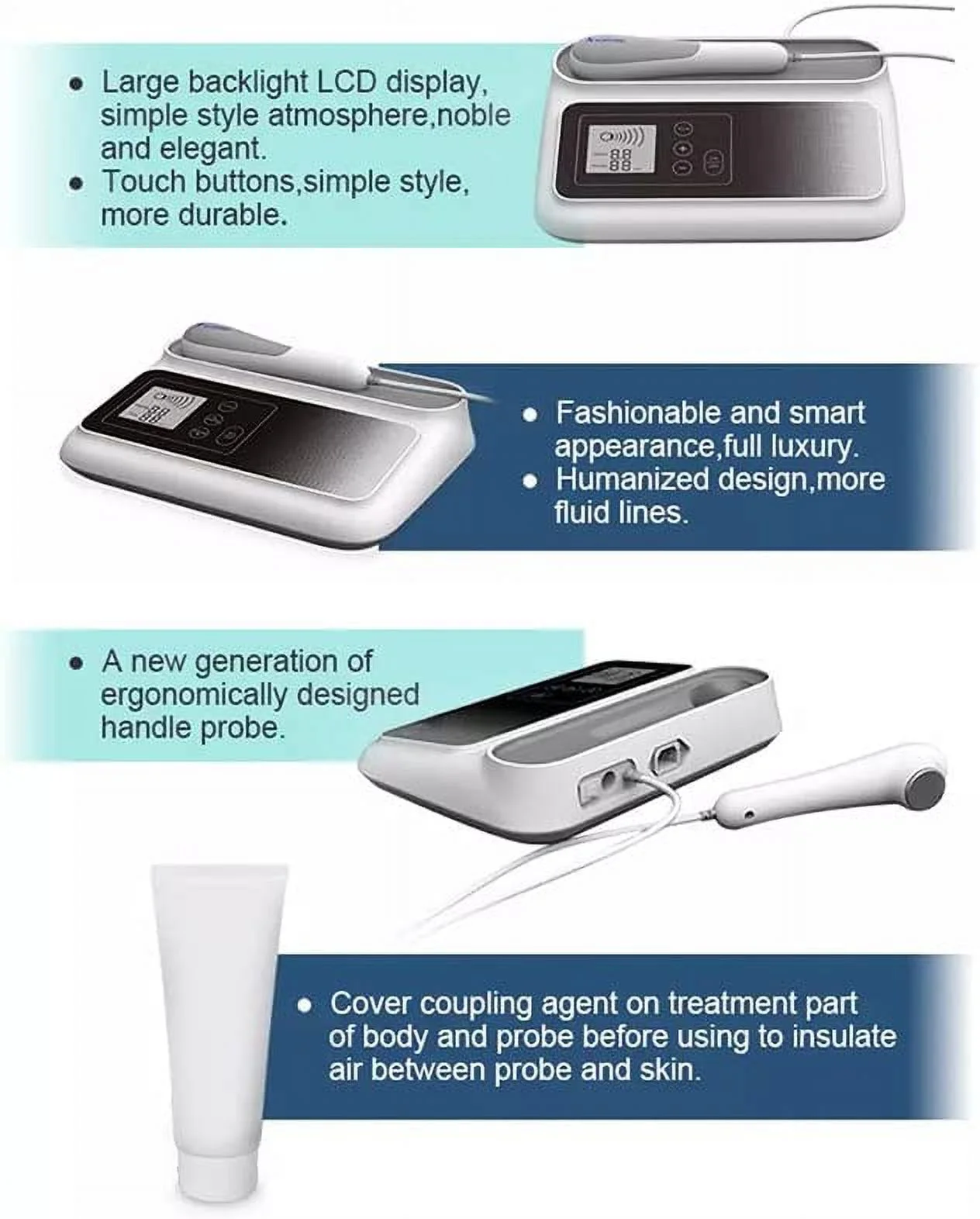 YUNCHI CS01 Ultra-Sound Physical Therapy Machine 1 MHz