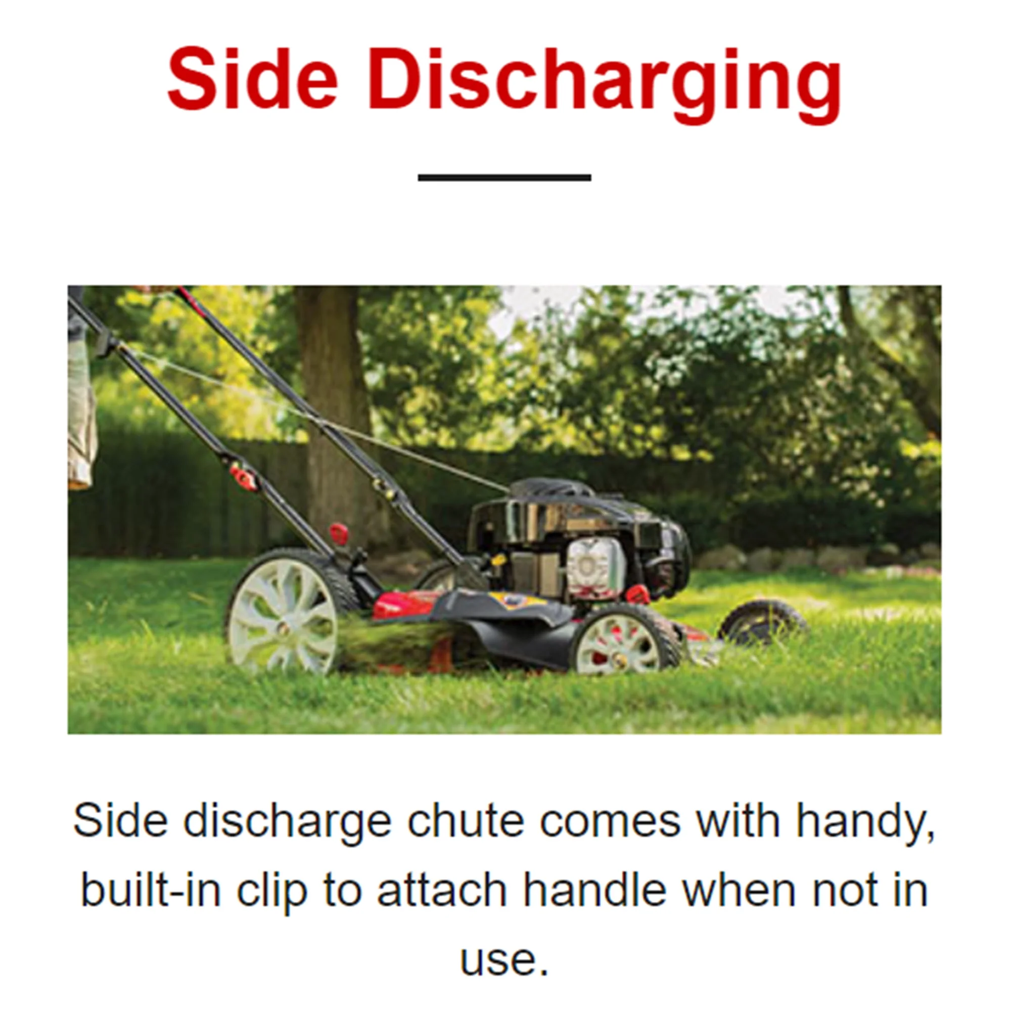 Troy-Bilt XP 3-in-1 Self-Propel RWD Gas Lawn Mower, 163cc Engine & 21