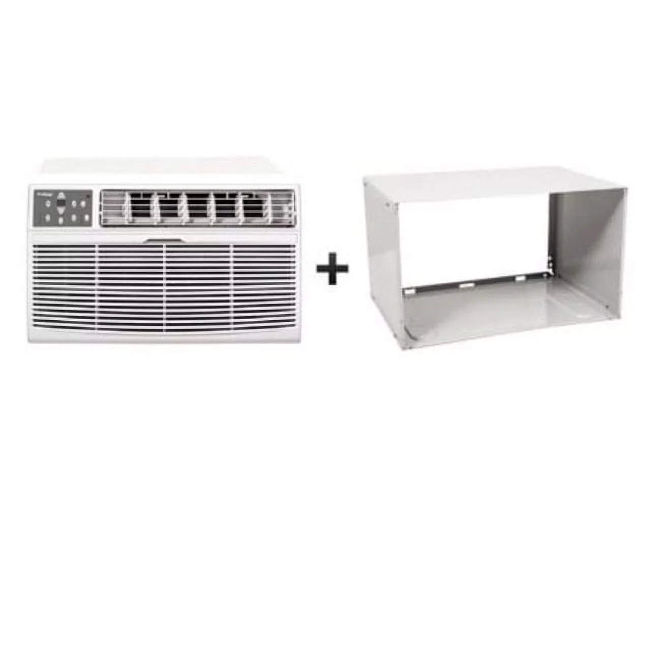 Koldfront Wtc12002wco115vslv 12,000 BTU 115 Volt Through-The-Wall Air Conditioner And Wall