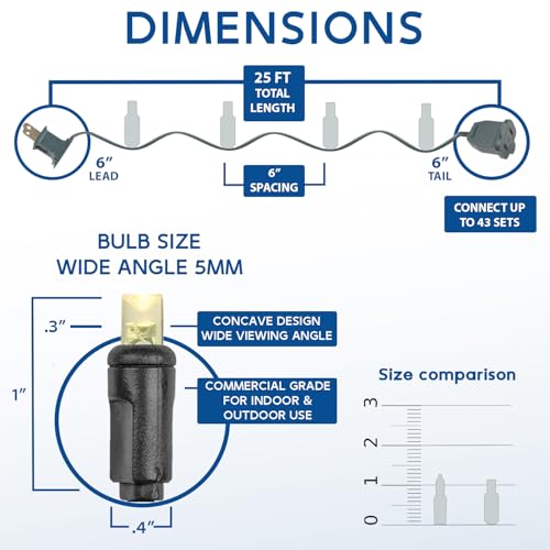 Novelty Lights 25 Feet 50 LED True Twinkle Purple/Lime Green Outdoor Halloween String, 100% Twinkle 5mm LED Lights on Black Wire, Commercial Grade UL Listed, Connectable End to End